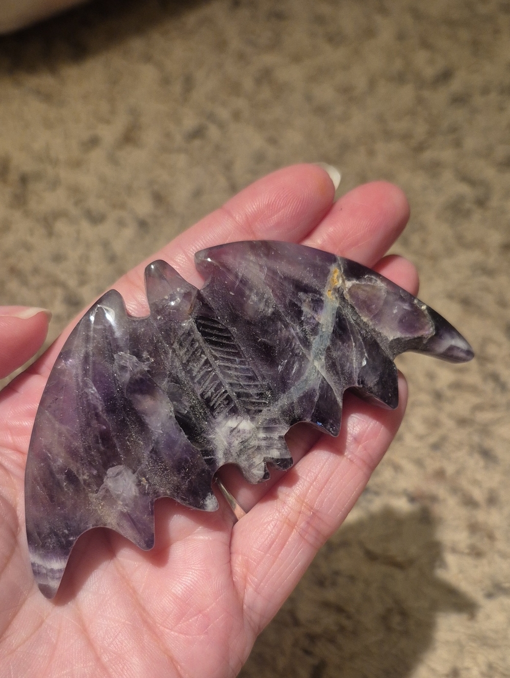 Chevron Amethyst Bat